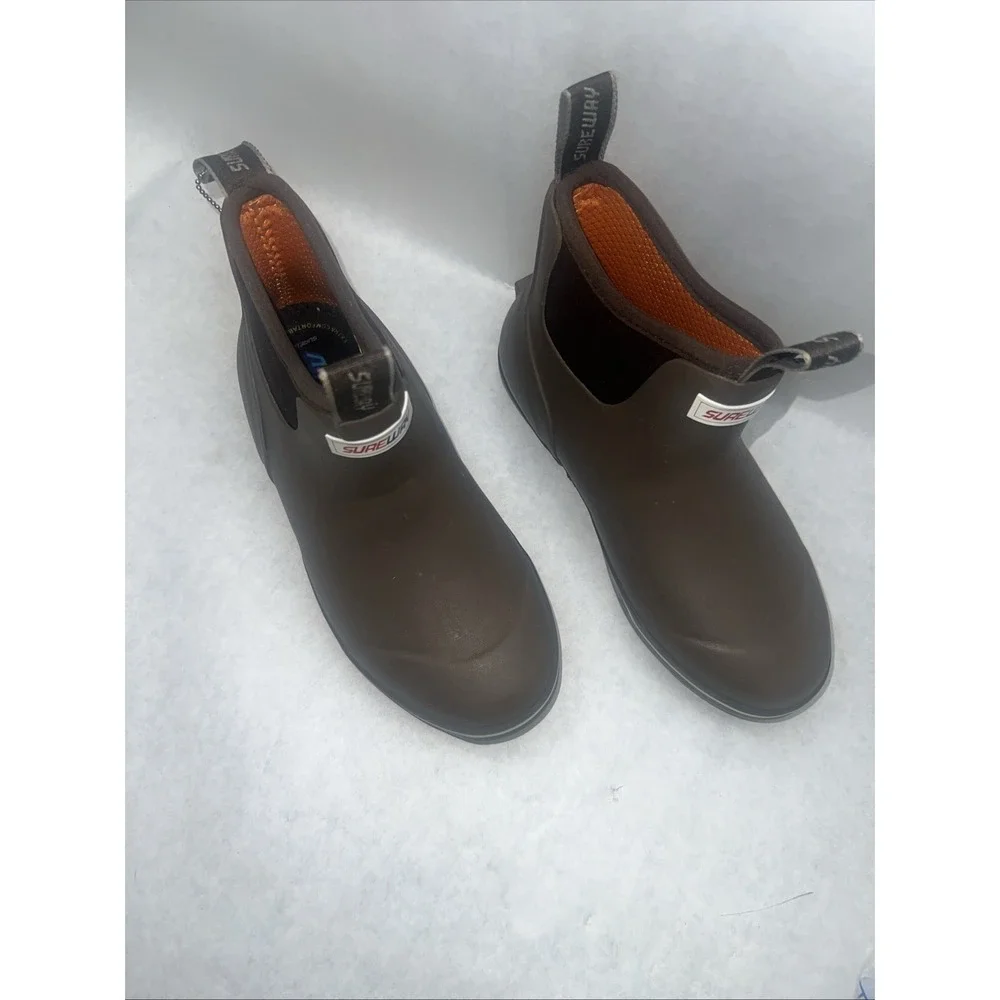 Sureway 500 Deck Boot Chelsea Waterproof Slip Resistant  Womens 6 Chocolate